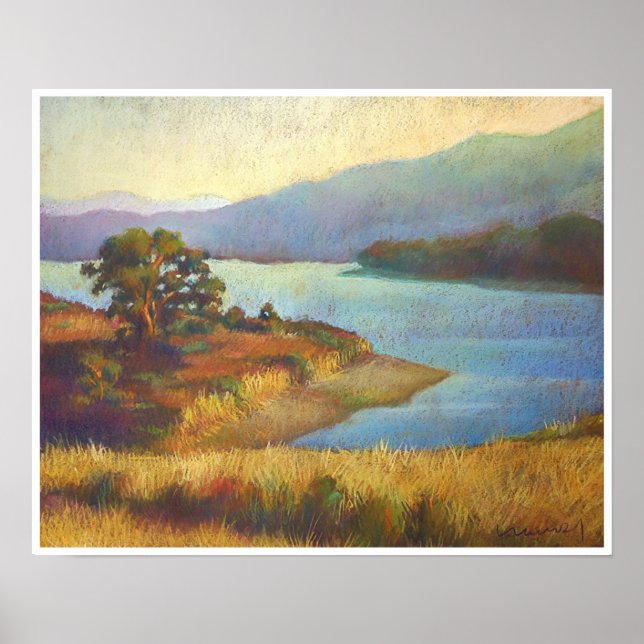 Póster Crystal Spring Sunset (Frente)