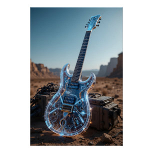 Póster Crystal Tactical Guitar