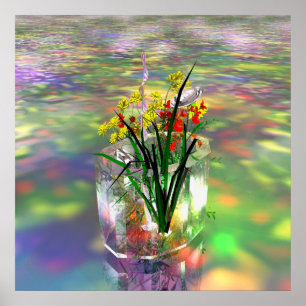 Póster Crystal Vase