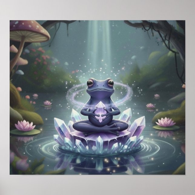 Póster CrystalLotusFrog (Frente)