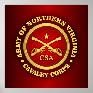 Póster CSC -Army of Northern Virginia Cavalry Corps