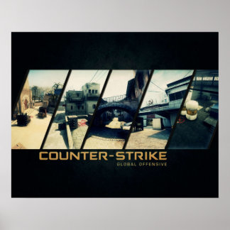 PÓSTER CSGO MAPS HQ