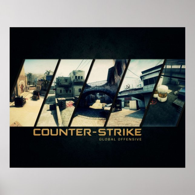 PÓSTER CSGO MAPS HQ (Frente)