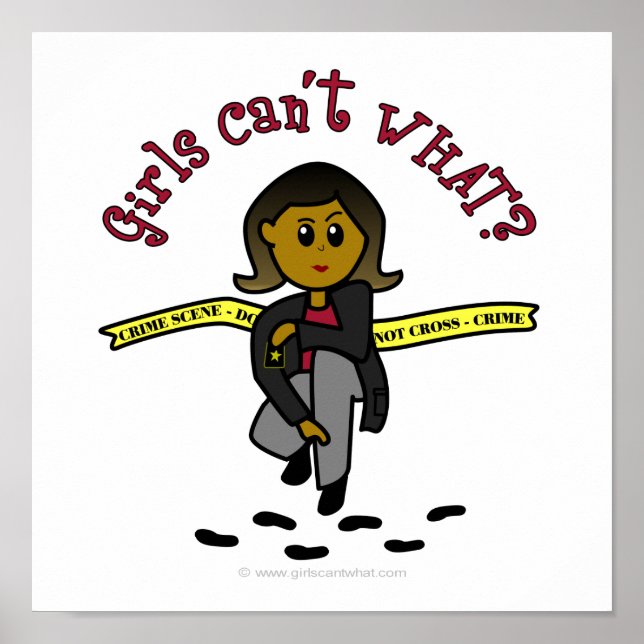 Póster CSI oscuro (Frente)