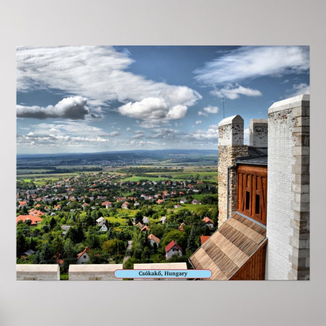 Póster Csókakő Hungría (Frente)