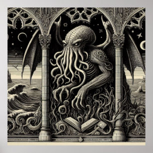 Póster cthulhu