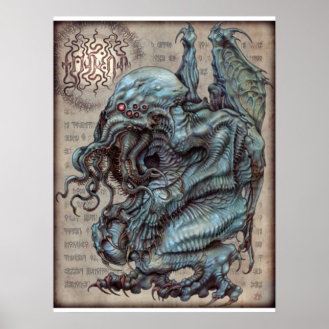 Póster Cthulhu 18x24 (Frente)
