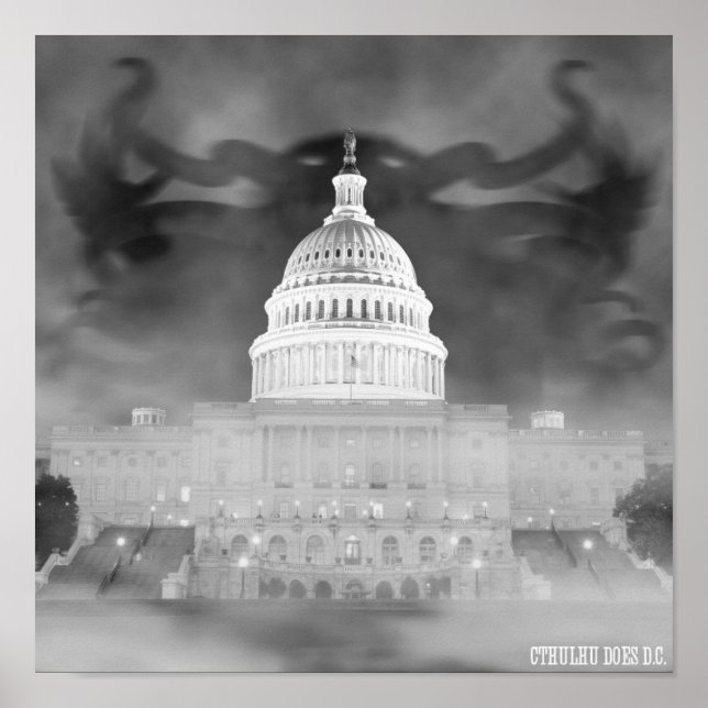 Póster Cthulhu hace Poster de DC (Frente)