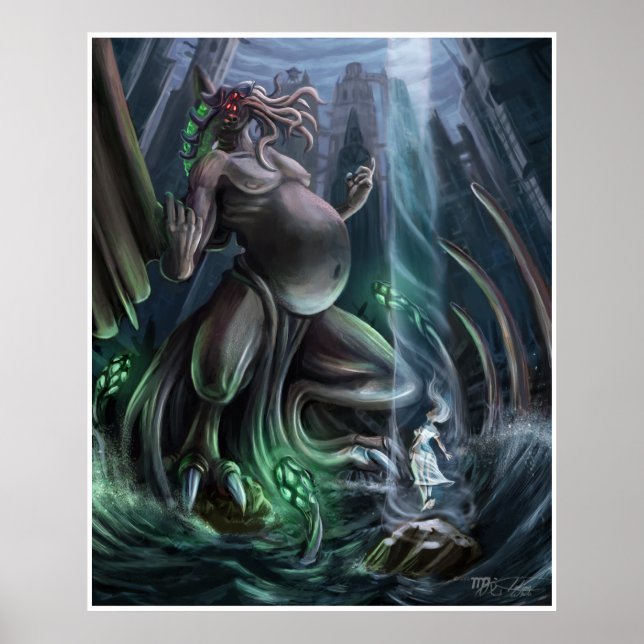 Póster Cthulhu Rising: Humantity's Defiance (Frente)