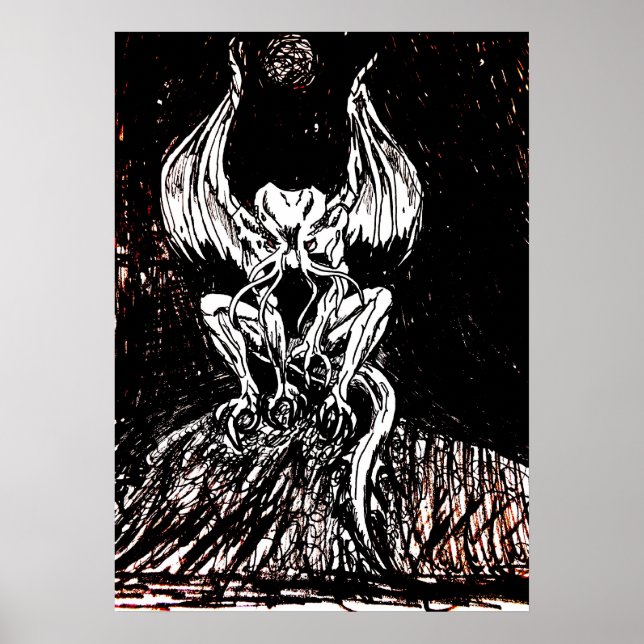 Póster Cthulu (Frente)