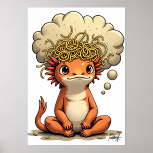 Póster Cuaderno de Burnt Sienna con esta divertida cita p