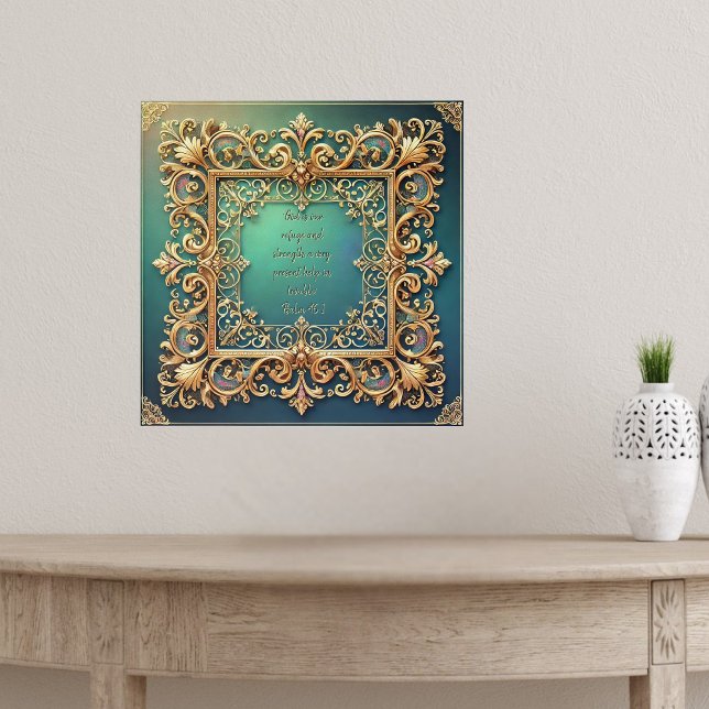 Póster Cuadrado de acuerdo marco Personalizable Biblia Ve (Subido por el creador)