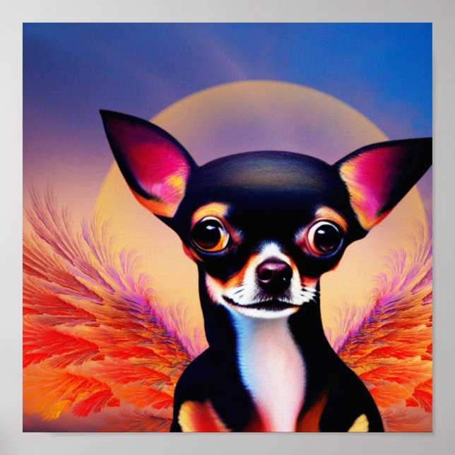 Póster cuadrado de Angel de Chihuahua (Frente)