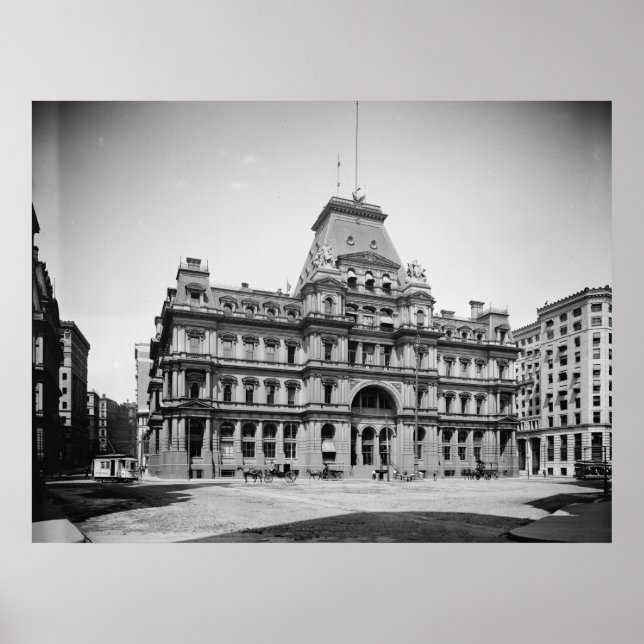 Póster Cuadrado de correo (Frente)