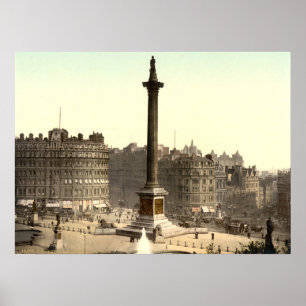 Póster Cuadrado de Trafalgar I, Londres, Inglaterra