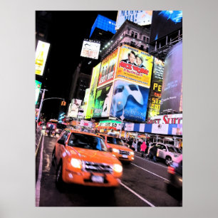 Póster Cuadrado del tiempo, poster de New York City