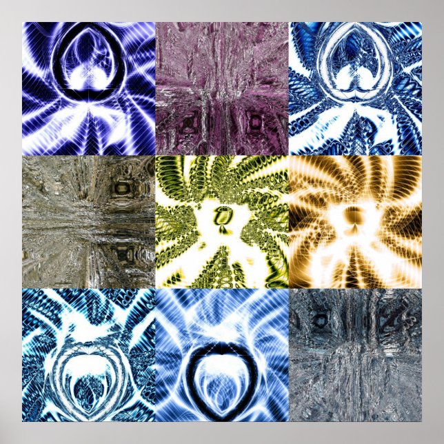 Póster Cuadrados de la Unión 1 (Frente)