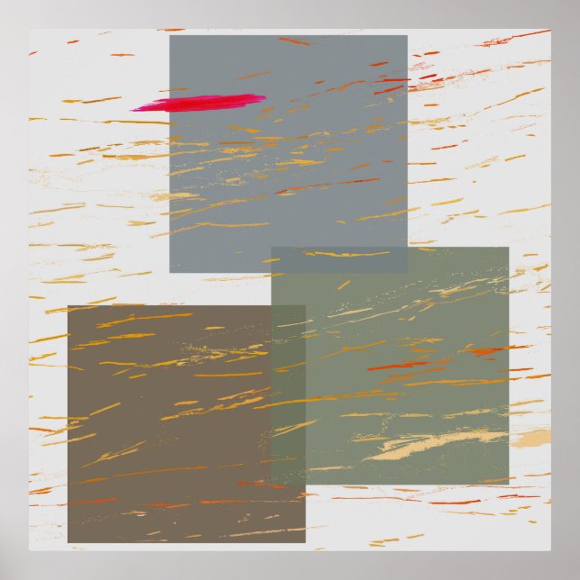 Póster Cuadrados de Streak (Frente)