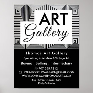 Póster Cuadrados de trippy Maze, concesionario de arte, g