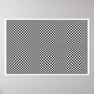 Póster Cuadrados en poster del movimiento 1