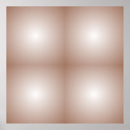 Póster Cuadrados Geométricos con Gradiente de Mousse de M