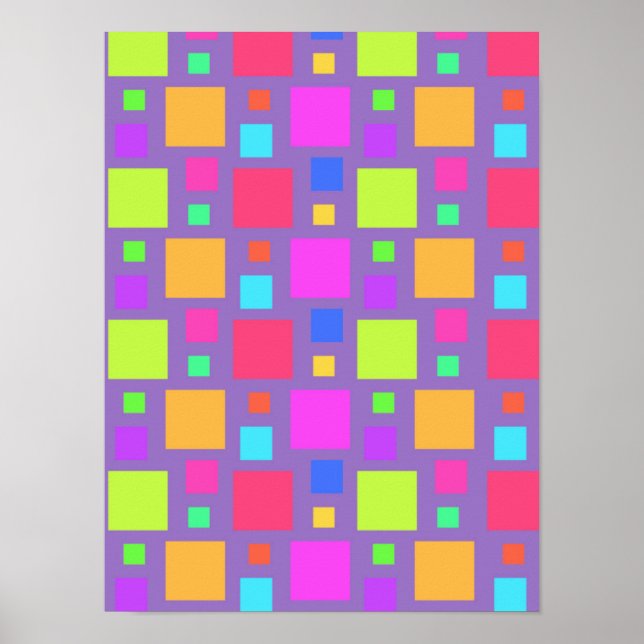 Póster Cuadrados Multicolores 2011 (Frente)