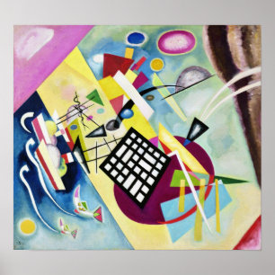 Póster Cuadrícula negra