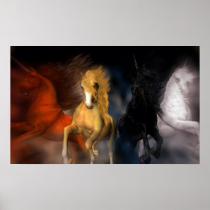 Póster Cuadriga