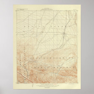 Póster Cuadrilátero de Hesperia que muestra la grieta de