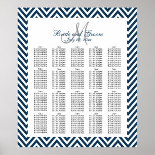 Póster Cuadro 200 de asientos para Bodas de la Corona Azu