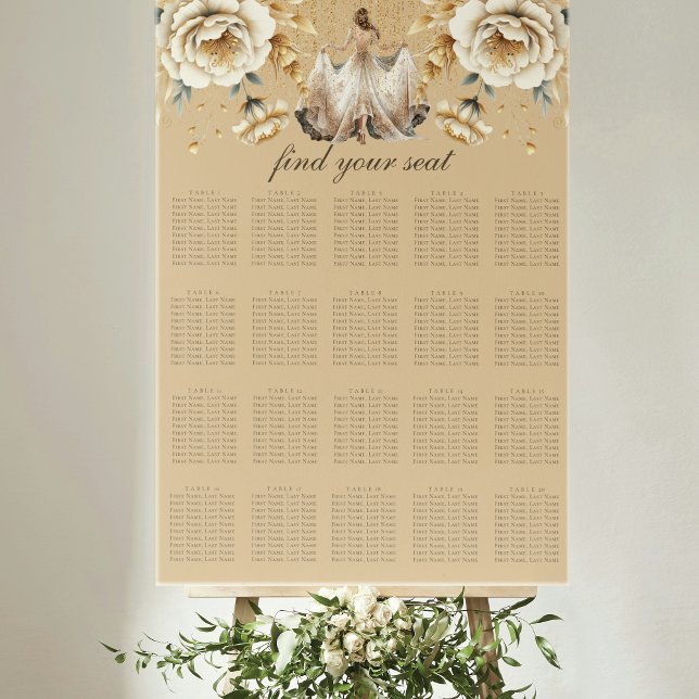 Póster Cuadro de asientos de lujo de la quinceañera de ma (Subido por el creador)