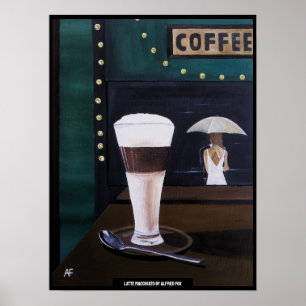 Póster Cuadro de Latte Macchiato por Alfred Fox