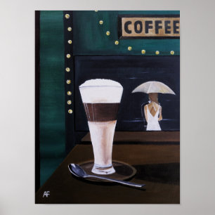 Póster Cuadro de Latte Macchiato por Alfred Fox