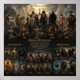 Póster Cuadro de Mitología Griega