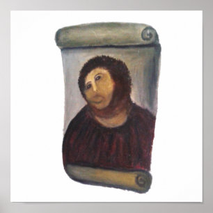 Póster Cuadro ecce homo ecce mono