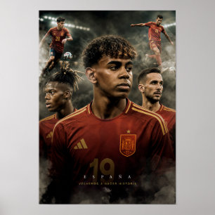 Póster cuadro España: Campeones del mundo