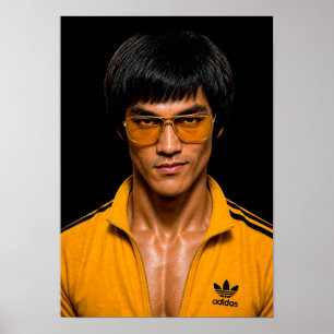 Póster cuadro Retrato Bruce Lee