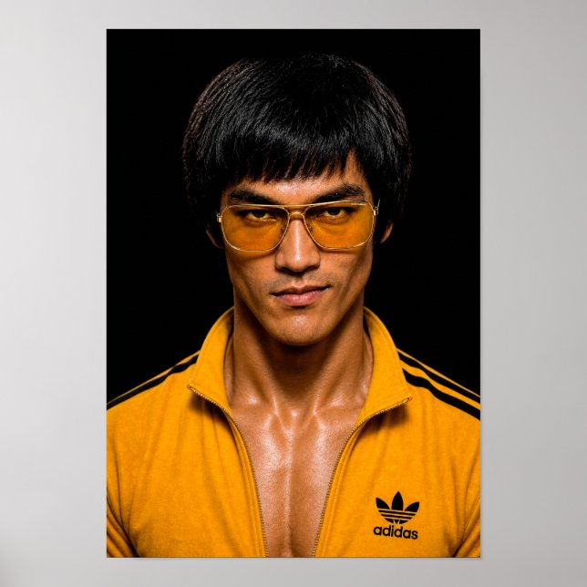 Póster cuadro Retrato Bruce Lee (Frente)