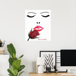 Póster Cuadro Rosas son Rojas