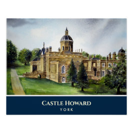 Póster Cuadros de acuarela de Castle Howard York