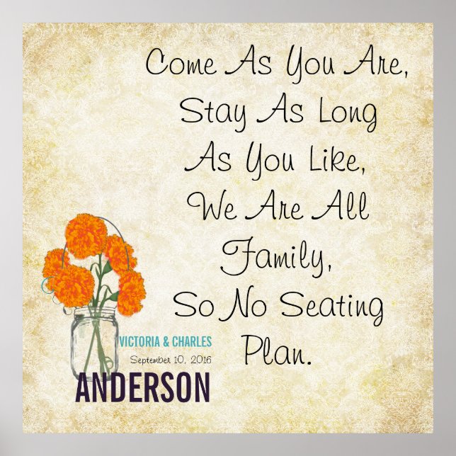 Póster Cuadros de asiento de mason jar modernos de la ven (Frente)