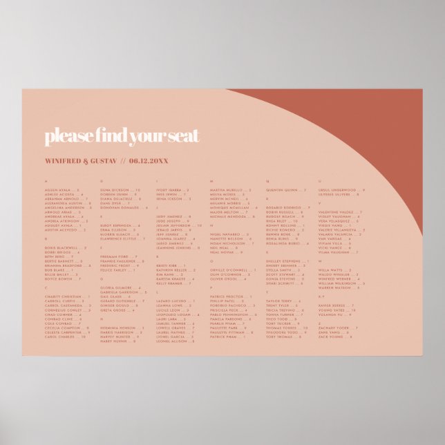 Póster Cuadros de moda de barca terracota (Frente)