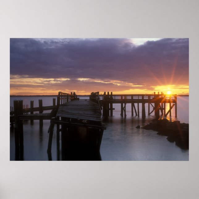 Póster Cuadros de punto rocoso (Frente)