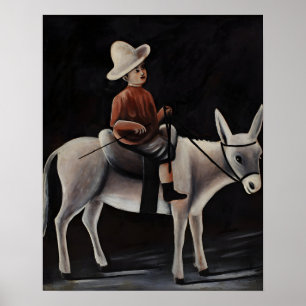 Póster Cuadros del pintor georgiano Niko Pirosmani