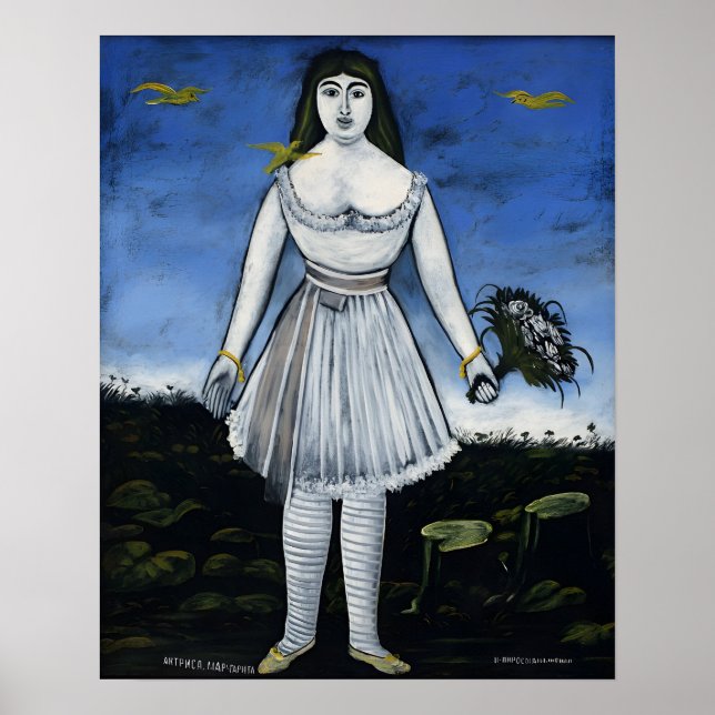 Póster Cuadros del pintor georgiano Niko Pirosmani (Frente)