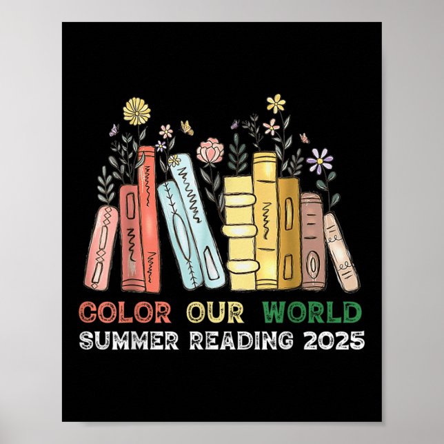 Póster Cuadros Libros Flores silvestres, color Nuestro Mu (Frente)