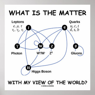 Póster ¿Cuál Es El Asunto Con Mi Visión Del Mundo?