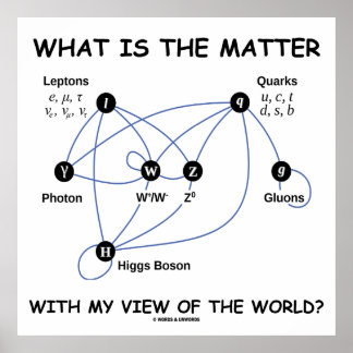 Póster ¿Cuál Es El Asunto Con Mi Visión Del Mundo?