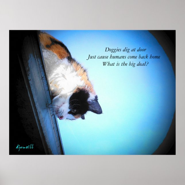 Póster ¿Cuál es el problema? (Frente)