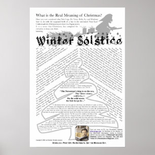 Póster ¿Cuál es el significado verdadero del navidad?